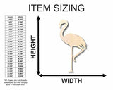 Unfinished Wood Flamingo Shape - Animal - Bird - Wildlife - Craft - up to 24" DIY 5" / 1/4" 24 Hour Crafts