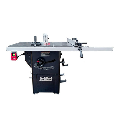 Maksiwa SC.1100.X Cabinet Saw - Premium 10" 2.5HP Table Saw - SC.1100.X for Precision Woodworking - with 2-Year Warranty and Tech Support in the US Maksiwa