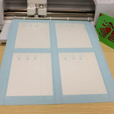 Srunffe 4-in-1 Card Mat for Cricut Explore Air 2 & Cricut Maker, Non-Slip Craft Cutting Mat (2x2), Reusable Craft Cutting Mat, Create Four Cards Srunffe