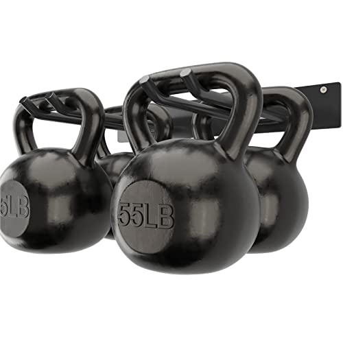 Godboat Garage Shelving, 4 Hooks Tool Organizer, Garage Storage, 2 Pack Garage Organization, Heavy-Duty Garden Tool Organizer, Max Load 220 lbs, Godboat