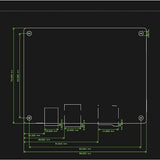 Laser Cutter Control Board 32 Bit Main Board PCBLaser Engraver Mai board with A4988 Step Motor for Engraver 12‑24VDC Walfront