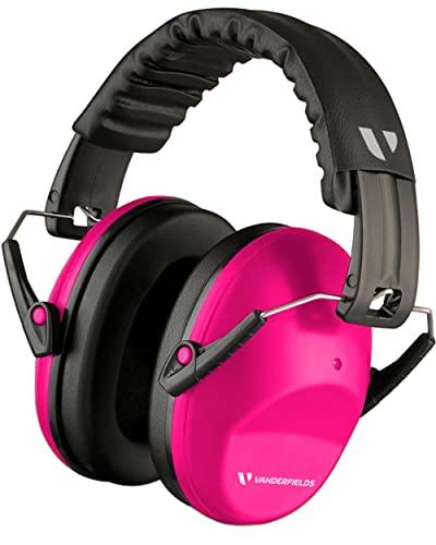 Vanderfields Hearing Protection Headphones 20dB Noise Reduction, Noise Cancelling Ear Muffs for Adults-Passive Ear Protection for Shooting Range, Vanderfields