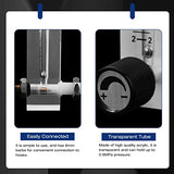 LZQ-7 Flowmeter 2-20LPM Acrylic Air Gas Flowmeter with Control Valve for Measuring Controlling Gas Flow Walfront