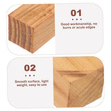 Ciieeo 5pcs Carved Wood Unfinished Wood Whittling Blocks Hobby Kits for Adults Wood Carving Whittling Whittling kit Blank Scrapbook Wooden Stamps for Ciieeo