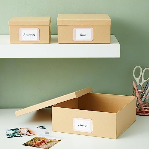 Bright Creations 6-Pack Decorative Nested Boxes with Lids, Assorted Si ...