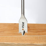 WORKPRO 13-Piece Spade Drill Bit Set in SAE, Paddle Flat Bits for Woodworking, Nylon Storage Pouch Included WORKPRO