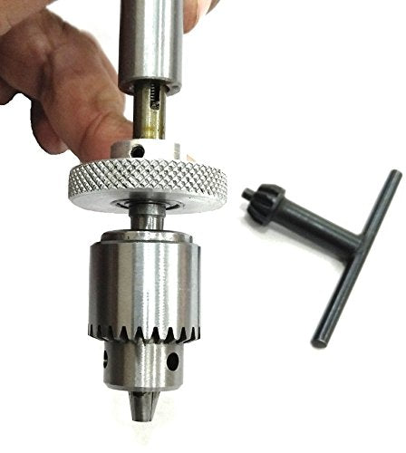 Precision Fine Micro Drill Mill Adapter Miniature Quill 1/2" Shank with JT0 Drill Chuck 0.3-4 mm-Manual Feed Control Avoids Drill ASSORTS