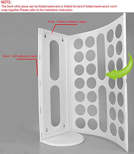 Lunies Plastic Bag Holder for Grocery Bags, Wall Mount Grocery Bag Storage Dispenser, Hanging Trash Bag Organizer for Kitchen, Large Capacity Lunies
