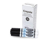 Crayola Washable Markers - Black (12ct), Kids Broad Line Markers, Bulk Markers for Classrooms & Teachers Crayola