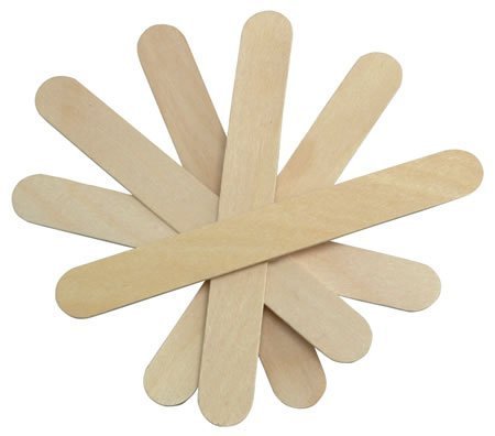 Tachibelle 100 Piece Jumbo Craft Sticks, Premium Wood for Building, Mixing, and Creating Craft Projects Tachibelle