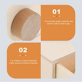 ARTIBETTER Unfinished Wooden Jewelry Drawer Box: Mini Wood Craft Box 3pcs Natural DIY Craft Stash Boxes Treasure Box Jewelry Organizer Holder Storage ARTIBETTER