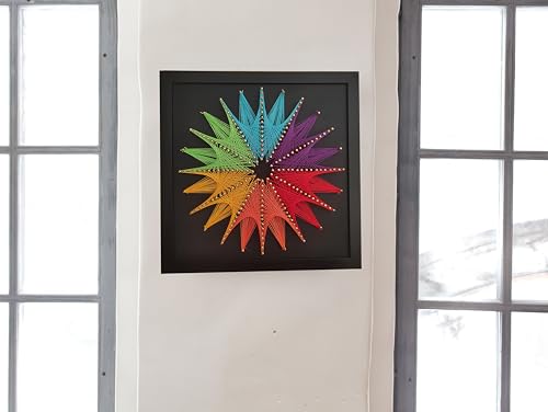 EYANKUNG String Art DIY Crafts Kits Supplies for Adults Beginner Unique Women Gift (Sunflower 12inch*12inch) EYANKUNG