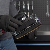 EMAX Air Jitterbug Random Orbital Sander - 3-1/2" x 6-3/4" Pneumatic Orbital Sanding Tool with Thick Rubber Pad & 7,000 Max RPM - EATJS80S1P EMAX