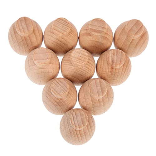 Milisten 10Pcs Wooden Bottle Unfinished Wooden Peg Dolls Natural Wood Figures Bottle Shapes for Arts and Crafts Projects, 2.5X2.5X3.7CM Milisten