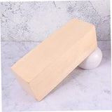 TEHAUX 8pcs Carved Wooden Strips Unfinished Wooden Ornaments Unfinished Wood Blocks Wood Whittling Blocks Unfinished Wooden Crafts Wood Squrae Sticks TEHAUX