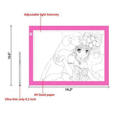 Light Pad Drawing A4 Tracing Light Table NXENTC LED Copy Board Ultra-Thin Display Pad Brightness Adjustable Stencil Artist Art Tracing Tatto Table NXENTC
