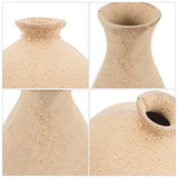 COHEALI Unfinished Wood Vase 2pcs Unfinished Vase Wooden Flower Vase Handmade Blank Floral Vase Paint Your Own Natural Flower Container DIY Painting COHEALI