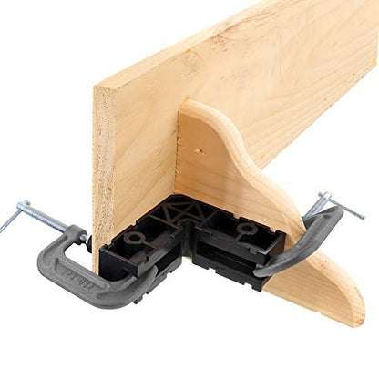 Milescraft 7366 Corner Square Kit - 90° Corner Clamping Positioning/Assembly Squares. 8in. and 4in. Works on Interior or Exterior Corners.