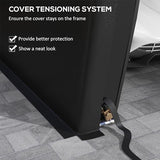 Outsunny 12' x 20' Heavy Duty Carport, Portable Garage Canopy Tent with 2 Ventilation Windows and Large Door, for Car, Truck, Boat, Motorcycle, Bike, Outsunny