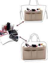 LEXSION Felt Insert Bag Organizer Bag In Bag For Handbag Purse Organizer Fits Speedy Neverful 8010 Beige M LEXSION