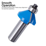 KOWOOD Router Bits Sets of 24A Pieces 1/2 Inch Shank Router Bit Set T Shape - for Commercial Users and Beginners… KOWOOD