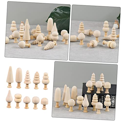 SEWACC 10pcs Woody Mushroom Unfinished Wooden Peg Dolls Peg Dolls Unfinished DIY Unfinished Mushroom Wooden People Doll Wooden Mushroom Crafts Wooden SEWACC