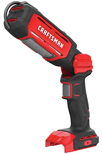 CRAFTSMAN V20 LED Work Light, Cordless Handheld, 350/700 Lumens, Bare Tool Only (CMCL050B) Craftsman
