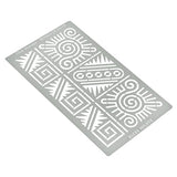 Aleks Melnyk No.433 Metal Stencil, Aztec Stencil Patterns and Symbols, Small Stencil, 1 PC, Template for Wood Burning, Engraving, Crafting, Aleks Melnyk