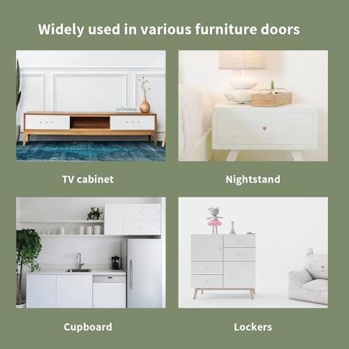 Oedema Wood Unfinished Cabinet Knobs Mini Wooden Drawer Handle Knobs Furniture Door Pull Knobs 0.69"×0.55", 20PCS with Screws Oedema