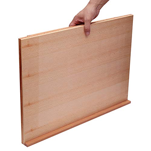 Falling in Art Large 5-Position Wood Drafting Table Easel Drawing and Sketching Board, 23 2/9 Inches by 16 1/2 Inches - WoodArtSupply