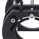 Router Lift Base, Aluminum Alloy Stainless Steel 4 Jaw Clamping, Strong Grip Firm Clamping Router Table Lifting System Base, 54mm Lifting Sturdy Rust Yunseity