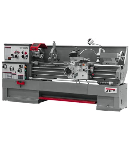 JET GH-1860ZX, 18" x 60" Geared Head Metal Lathe, ACU-RITE 203 DRO, Taper Attachment, Collet Closer (321505) - WoodArtSupply