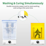 ELEGOO Mercury XS Bundle Wash Cure Station with Handheld UV Light, Washing Machine UV Resin Curing Machine for LCD/DLP/SLA Saturn S Mars 2/3 Pro ELEGOO