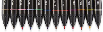 Prismacolor Premier Double-Ended Art Markers, Fine and Chisel Tip, 72 Pack - WoodArtSupply