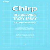 Chirp Tacky Spray for Craft Cutting Mats – Revive The Stickiness on Your mats for Vinyl, Art, Scrapbooking Gridiron Grip