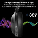 TOZO HT2 Hybrid Active Noise Cancelling Headphones, Wireless Over Ear Bluetooth Headphones, 60H Playtime, Hi-Res Audio Custom EQ via App Deep Bass TOZO