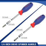 WORKPRO 70-Piece 1/4" Drive Socket Set with Quick-Release Ratchet, Metric and SAE for Auto Repairing & Household, W003068A WORKPRO