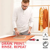 Marabu Screen Printing Kit Set - Screen Print Kit with Reusable Wooden Frame, 1 Screen Printing Squeegee, and 3 x 100ml Ink - Silk Screen Printing Marabu