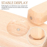 Operitacx 2pcs Christian Cross Stand up Cross Rustic Cross Decor Wood Cross Unfinished Wood Jesus Cross Wood Crosses for Crafts Desk Signs Tabletop Operitacx