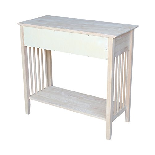 International Concepts Mission Styled Server and Console Table, Unfinished IC International Concepts