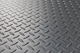 G-Floor Lite Diamond Tread Pattern Slate Grey Vinyl Rollout Garage Flooring Protector Mat for The Garage and Beyond - 7'6" x 14' Size G-Floor