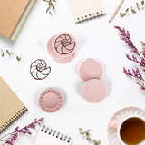 Tosnail 30 Pack 2" Round Rubber Stamp Carving Blocks, Soft Rubber for Craft Project, Great for Beginners and Professional - Pink Tosnail