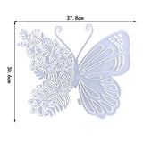 Very Big Butterfly Wall Hanging Silicone Resin Mold Butterfly Shaped Epoxy Silicone Casting Molds for Wall Decoration Office Living Room Garden, 3D Qinlunuho
