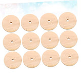 TEHAUX 1 Unfinished Wooden Cutouts Unfinished Wood Discs Unfinished Wood Circle Wood Cutouts for Crafts Circle Wood Chips Circle Wood Cutouts Wooden TEHAUX
