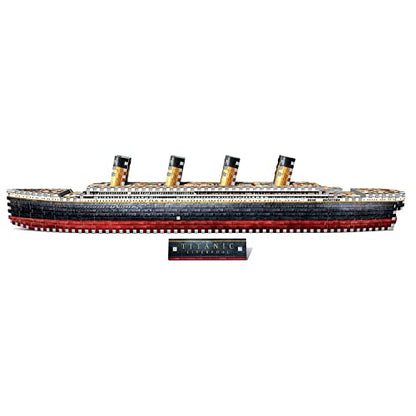 Wrebbit 3D Puzzles Wrebbit 3D - Titanic 440-Piece 3D Jigsaw Puzzle - WoodArtSupply