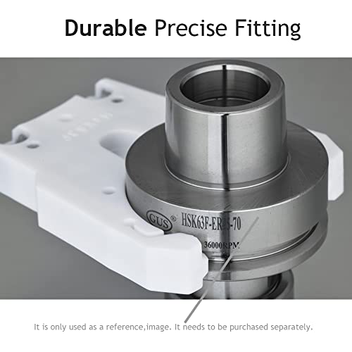 HOZLY 10PCS/Lot HSK 63F Tool Holder Clamp ABS Flame Proof Rubber Claw for CNC Machine HOZLY