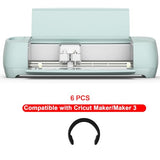 Rubber Roller Resolution for Cricut Maker, Keep Rubber in Place with Retaining Rings Keep Rubber from Moving, Compatible with cricut Maker/Maker 3 CATOSUM