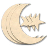 4-in Wooden Shape 1/8" Thick Shape (Flower) Unfinished Plywood Shape Flower Symbol, 3-Pack The Crafts Outlet