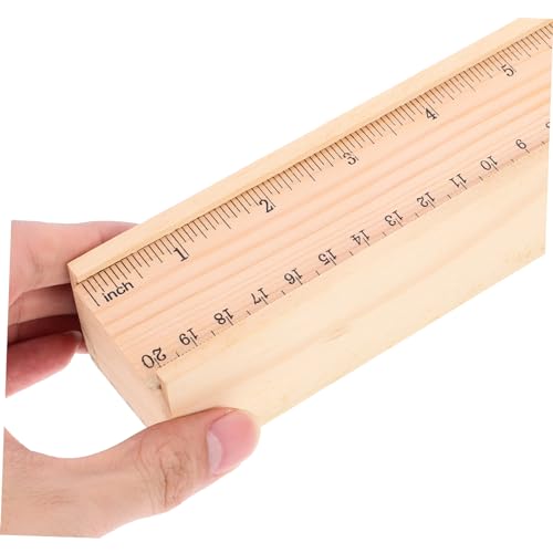 TEHAUX Box Wooden Pencil Case Desk Organizers Jewelery Storage Case Unpainted Pen Case Unfinished Wood Case Pencil Container Wood Pencil Case Pencil TEHAUX