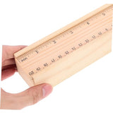 TEHAUX Box Wooden Pencil Case Desk Organizers Jewelery Storage Case Unpainted Pen Case Unfinished Wood Case Pencil Container Wood Pencil Case Pencil TEHAUX